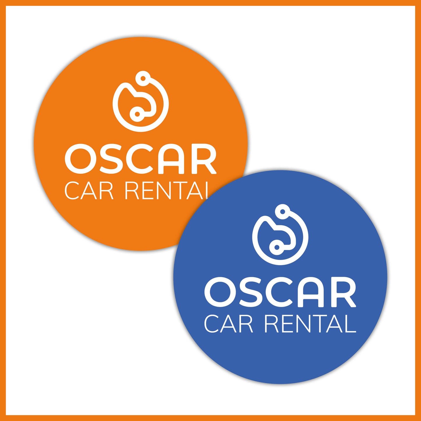 Oscar sticker round (5 Pieces)