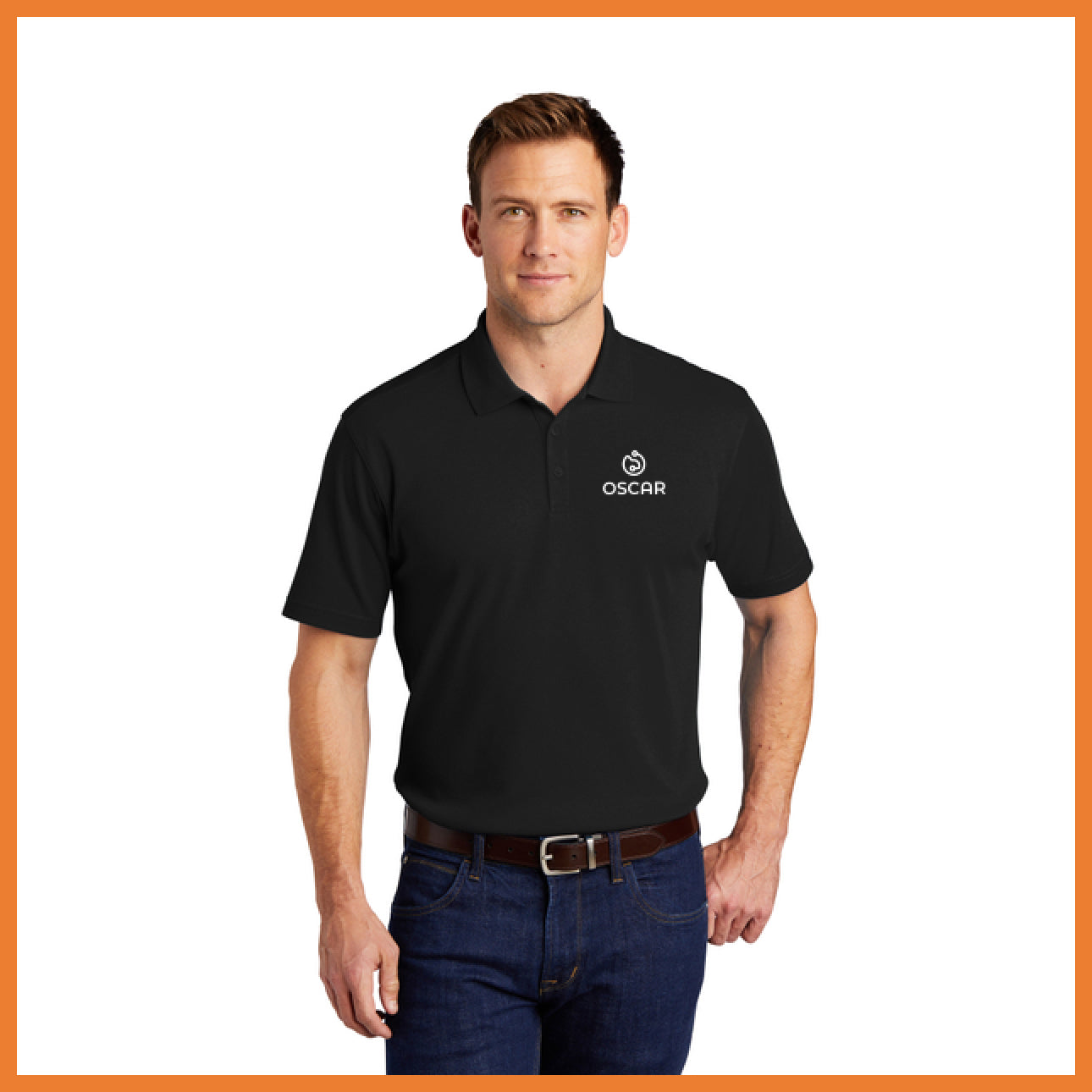 Polo shirt black - short sleeve