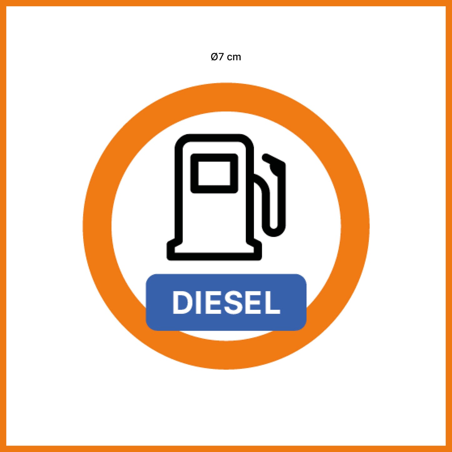 Diesel sticker (5 pieces)