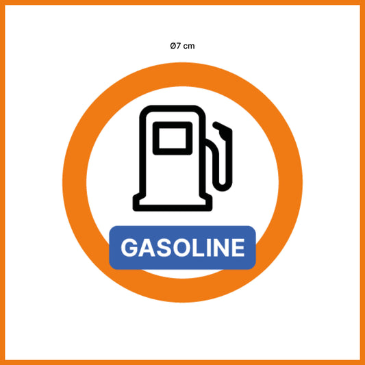 Gasoline sticker (5 pieces)