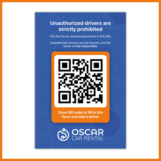 Authorized Driver Flyer (5 pieces)