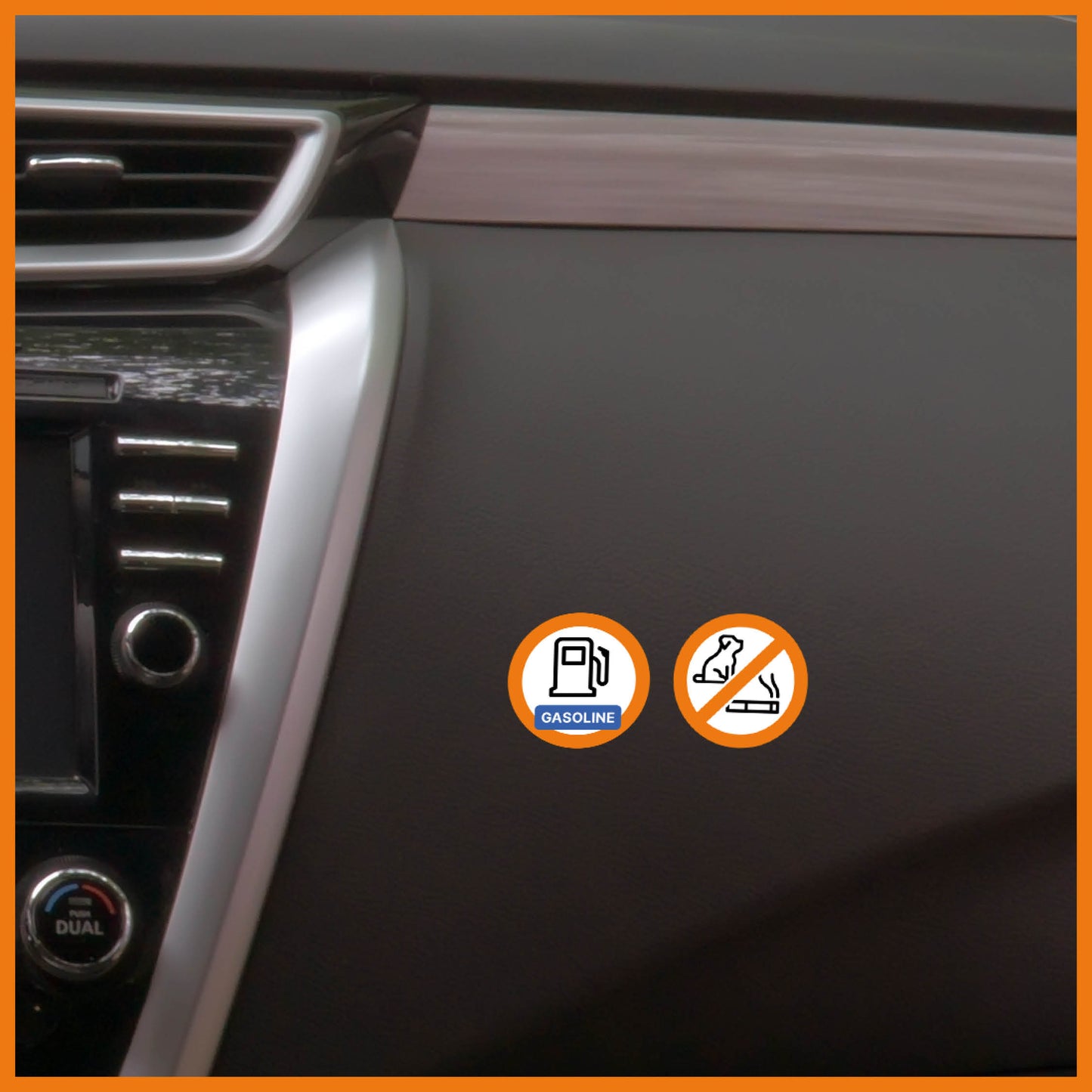 Gasoline sticker (5 pieces)