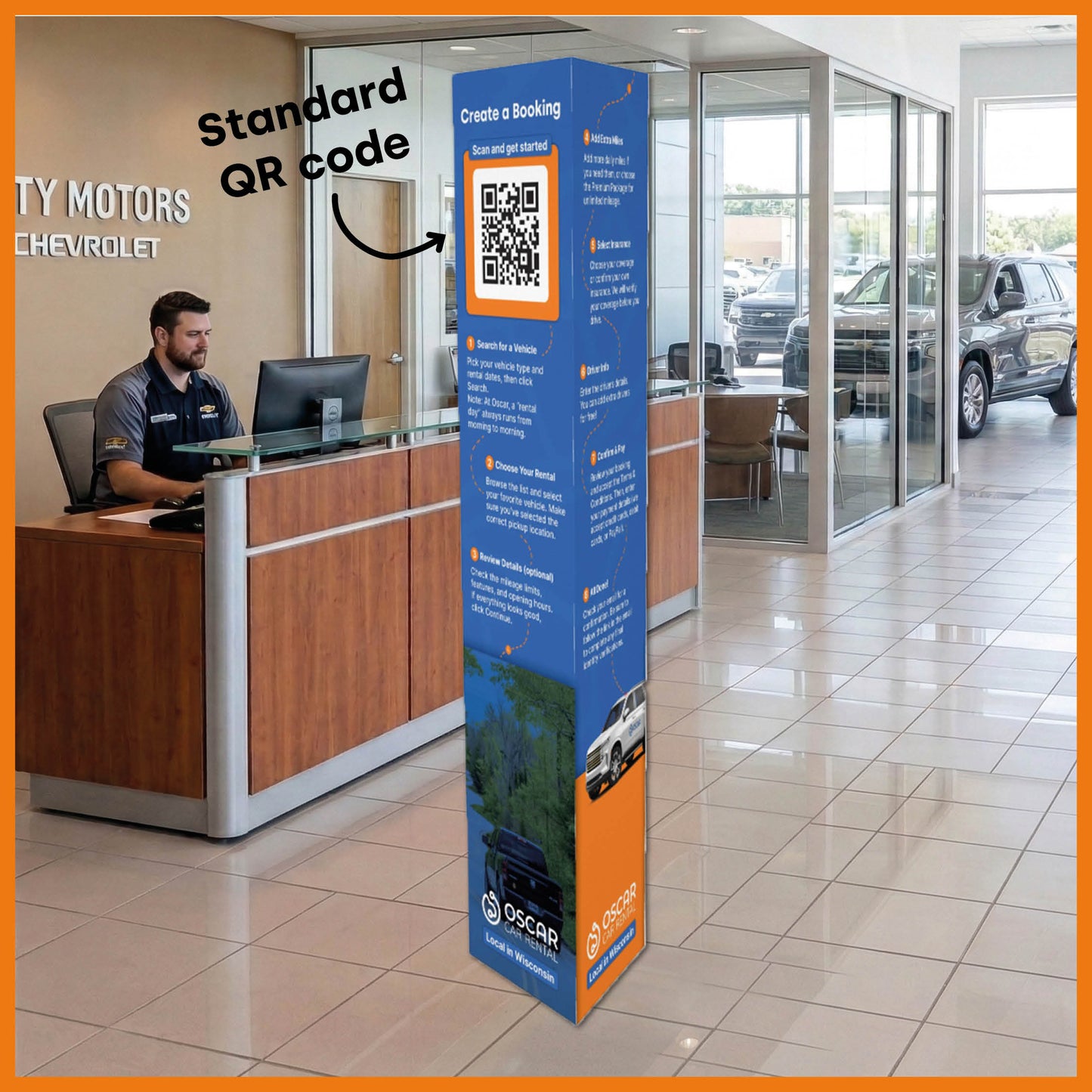 QR Booking Totem