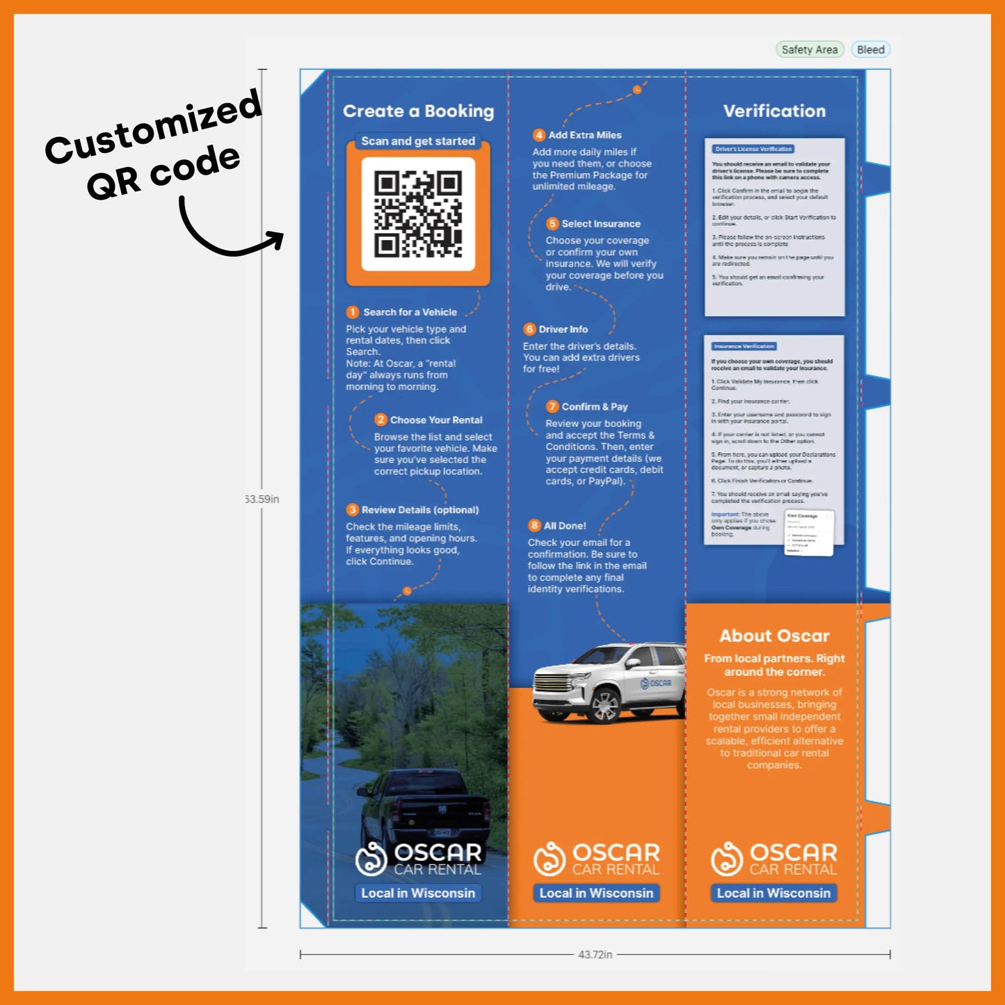 Customized QR Booking Totem